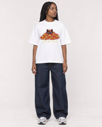 Mockup Boxy Heavyweight Tee White female full-body 04