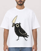 Mockup Boxy Heavyweight Tee White male close-up 27