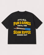 Mockup Boxy Heavyweight Tee Black product
