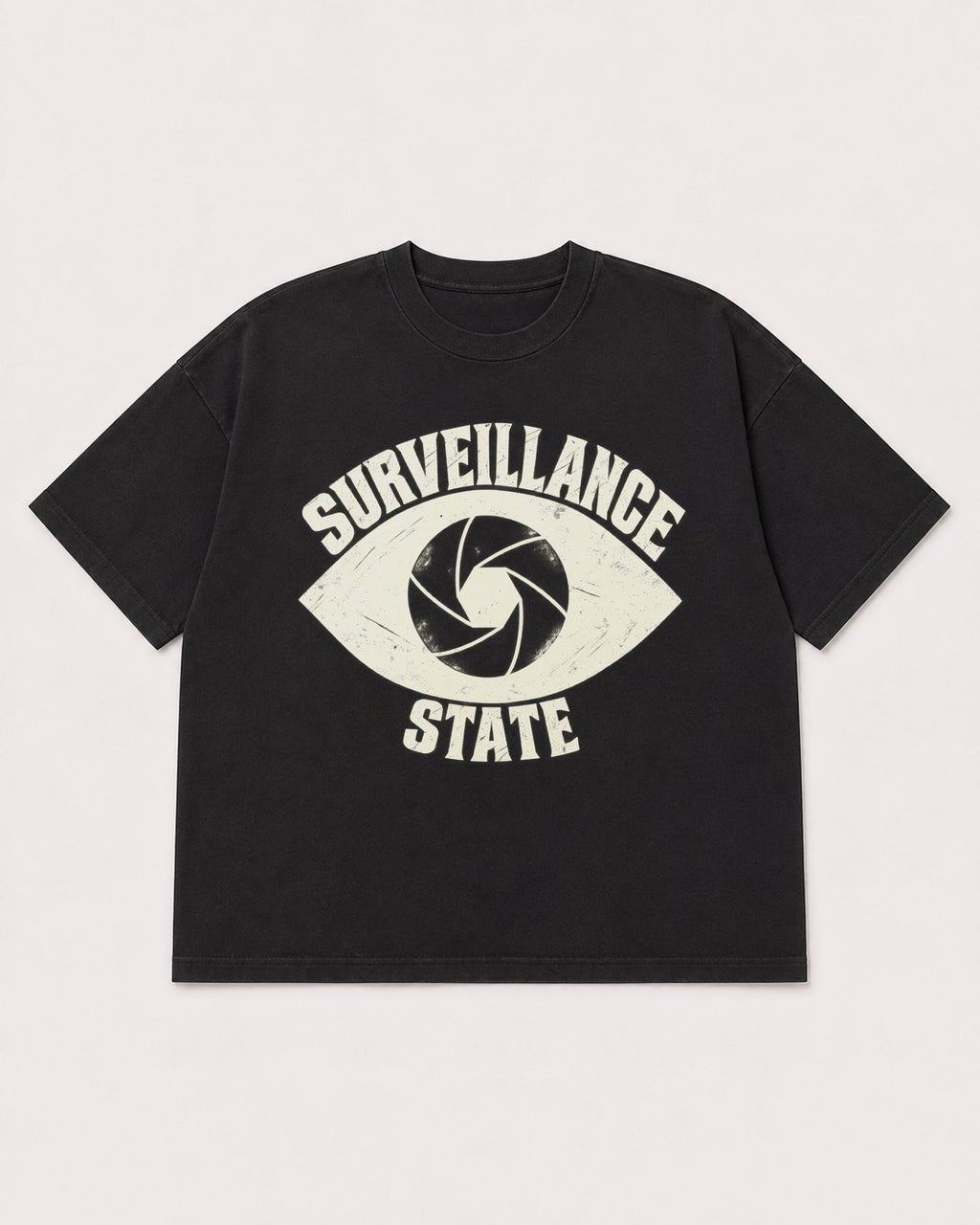 Mockup Boxy Heavyweight Tee Black product