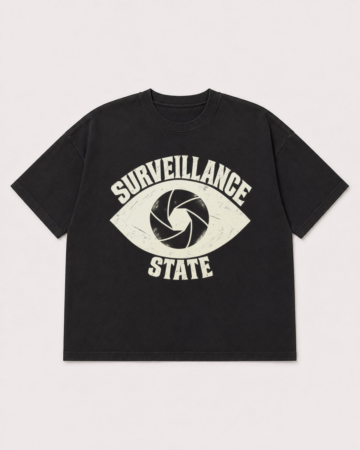 Mockup Boxy Heavyweight Tee Black product