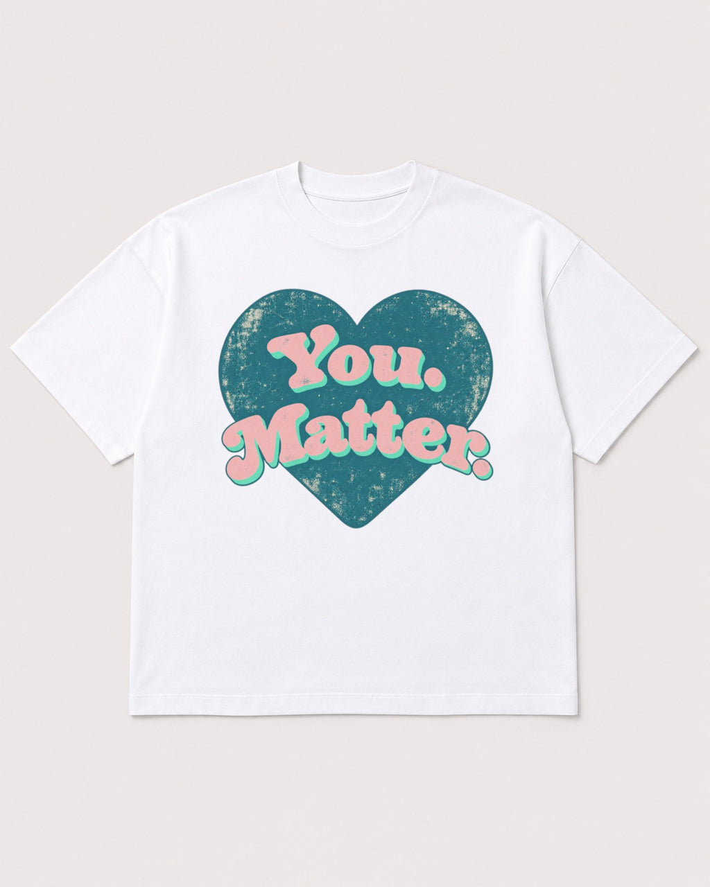 Mockup Boxy Heavyweight Tee White product