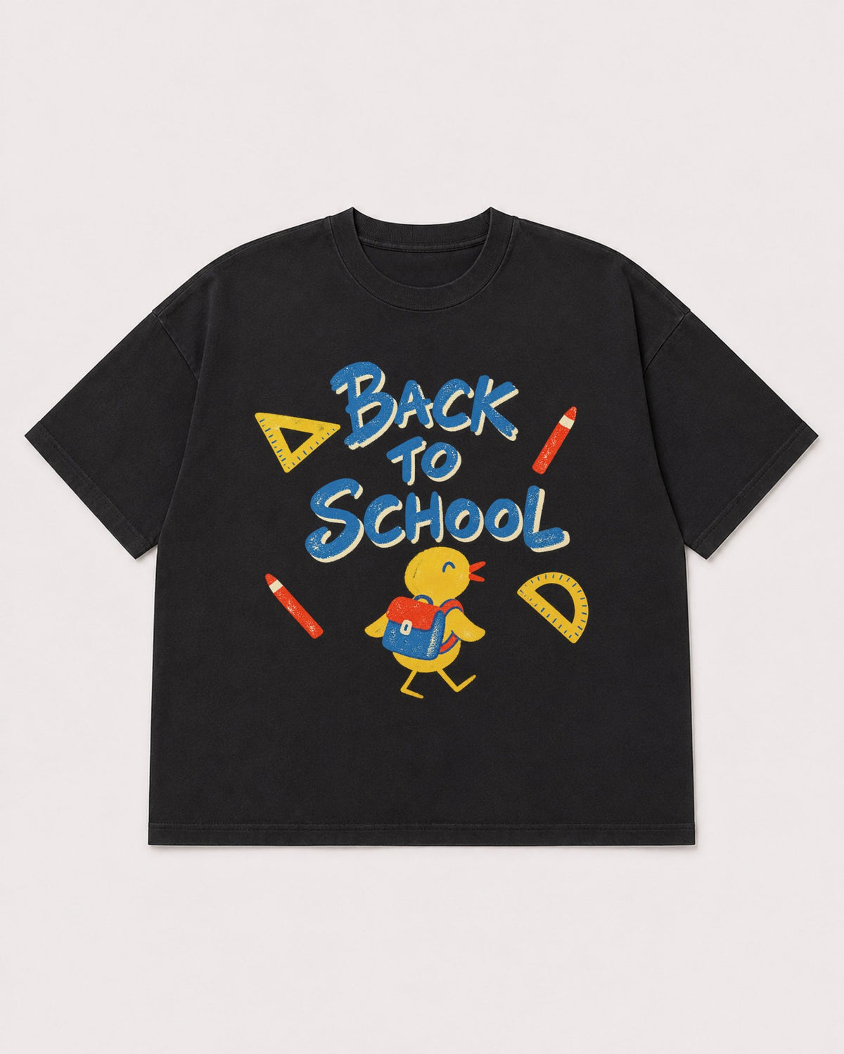 Mockup Boxy Heavyweight Tee Black product