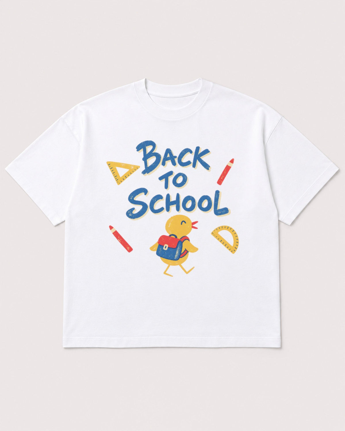 Mockup Boxy Heavyweight Tee White product