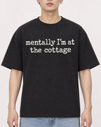 Mockup Boxy Heavyweight Tee Black male close-up 01