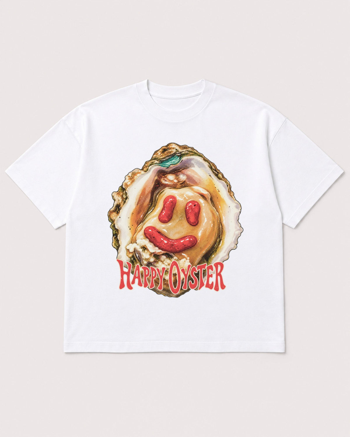 Mockup Boxy Heavyweight Tee White product