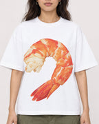 Mockup Boxy Heavyweight Tee White female close-up 02
