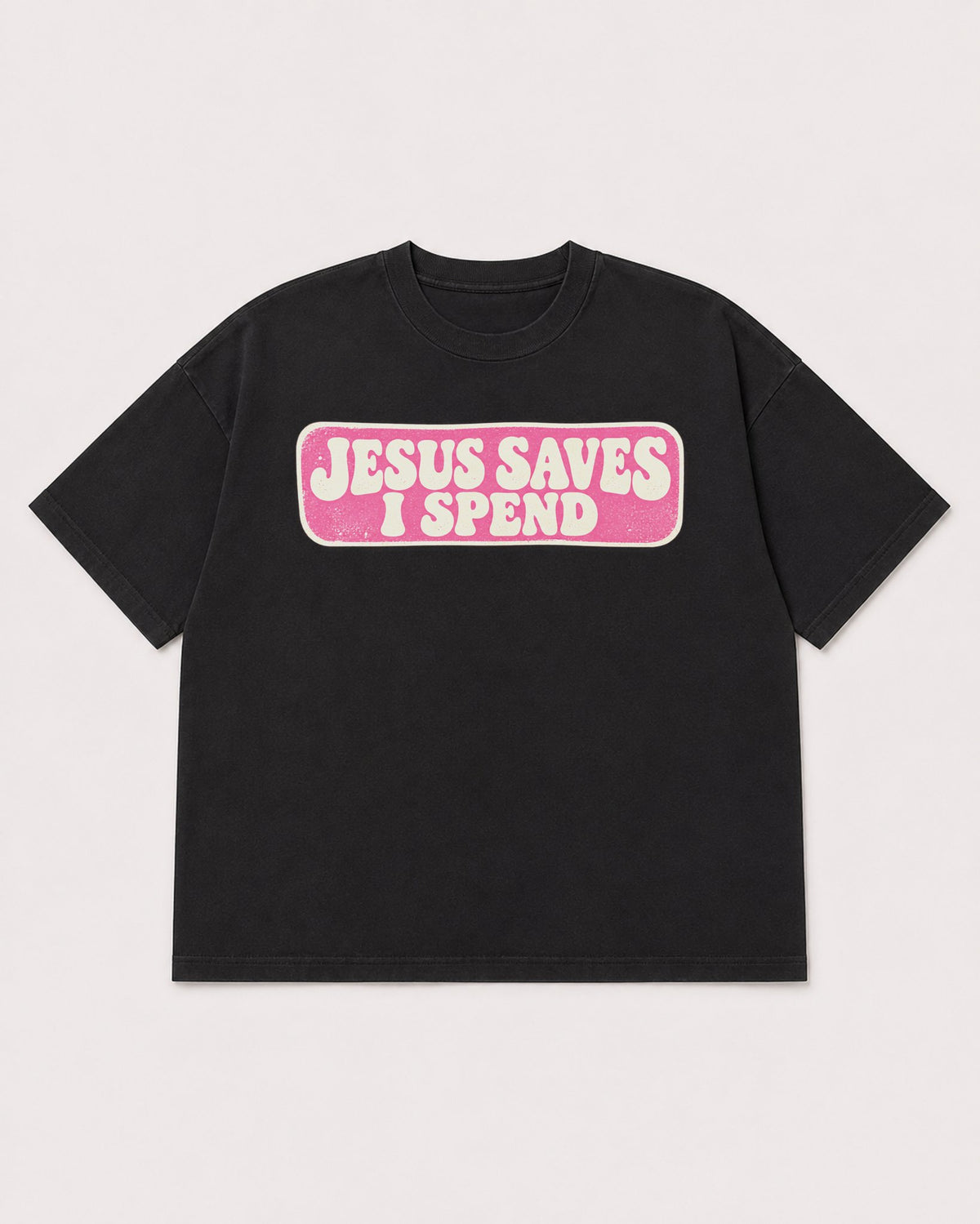 Mockup Boxy Heavyweight Tee Black product