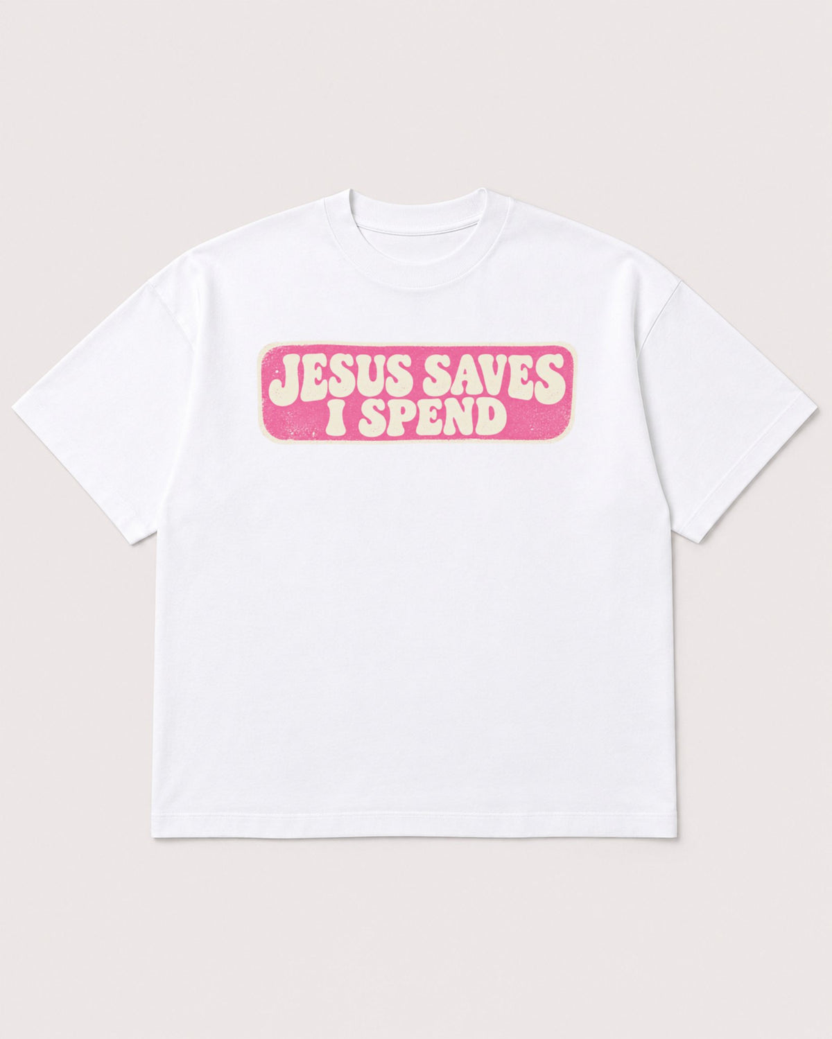 Mockup Boxy Heavyweight Tee White product