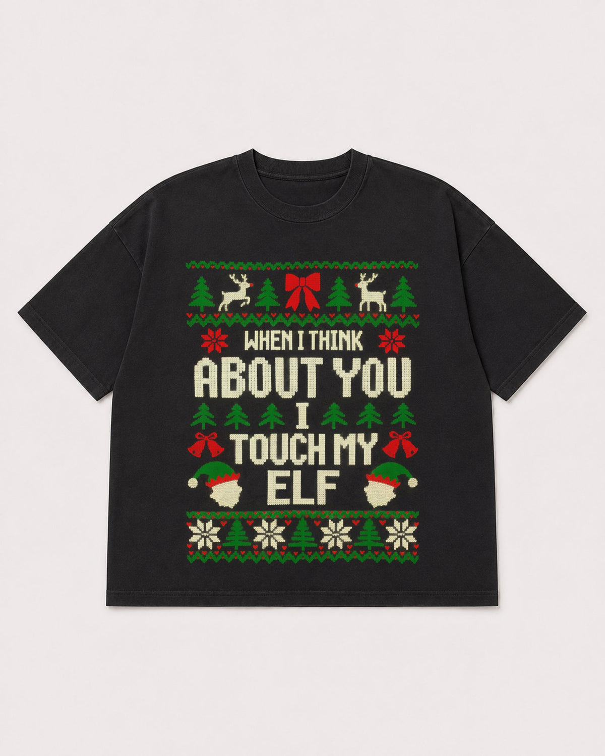 Mockup Boxy Heavyweight Tee Black product