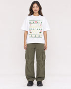 Mockup Boxy Heavyweight Tee White female full-body 02