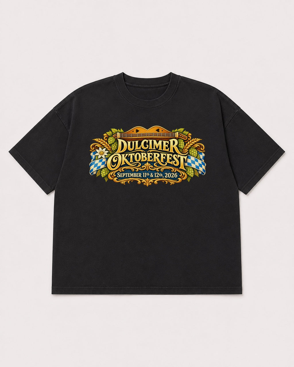 Mockup Boxy Heavyweight Tee Black product