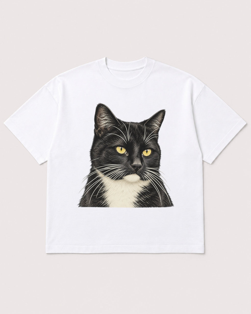 Mockup Boxy Heavyweight Tee White product