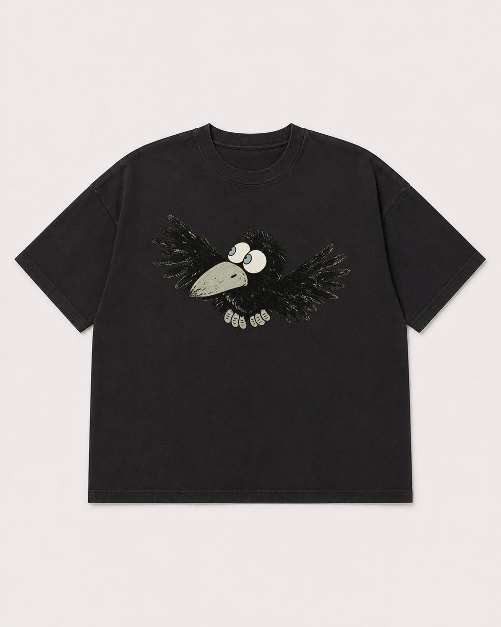 Mockup Boxy Heavyweight Tee Black product