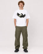 Mockup Boxy Heavyweight Tee White male full-body 09