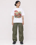 Mockup Boxy Heavyweight Tee White female full-body 12