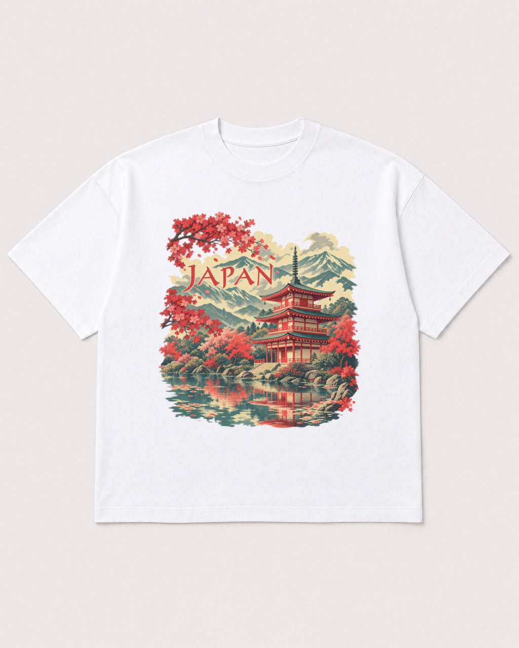 Mockup Boxy Heavyweight Tee White product