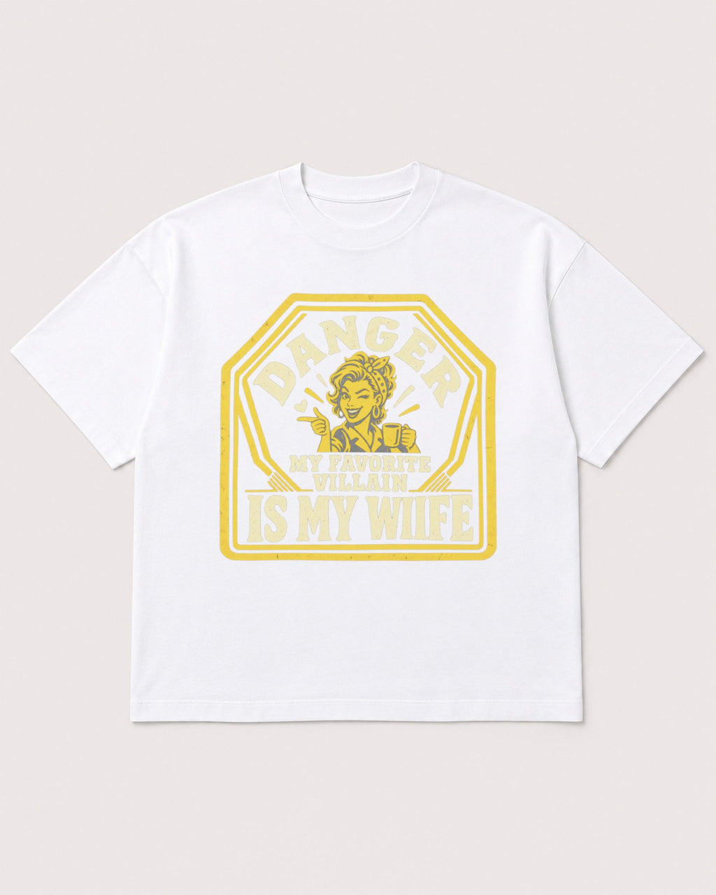 Mockup Boxy Heavyweight Tee White product