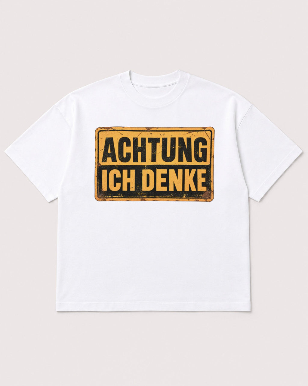 Mockup Boxy Heavyweight Tee White product