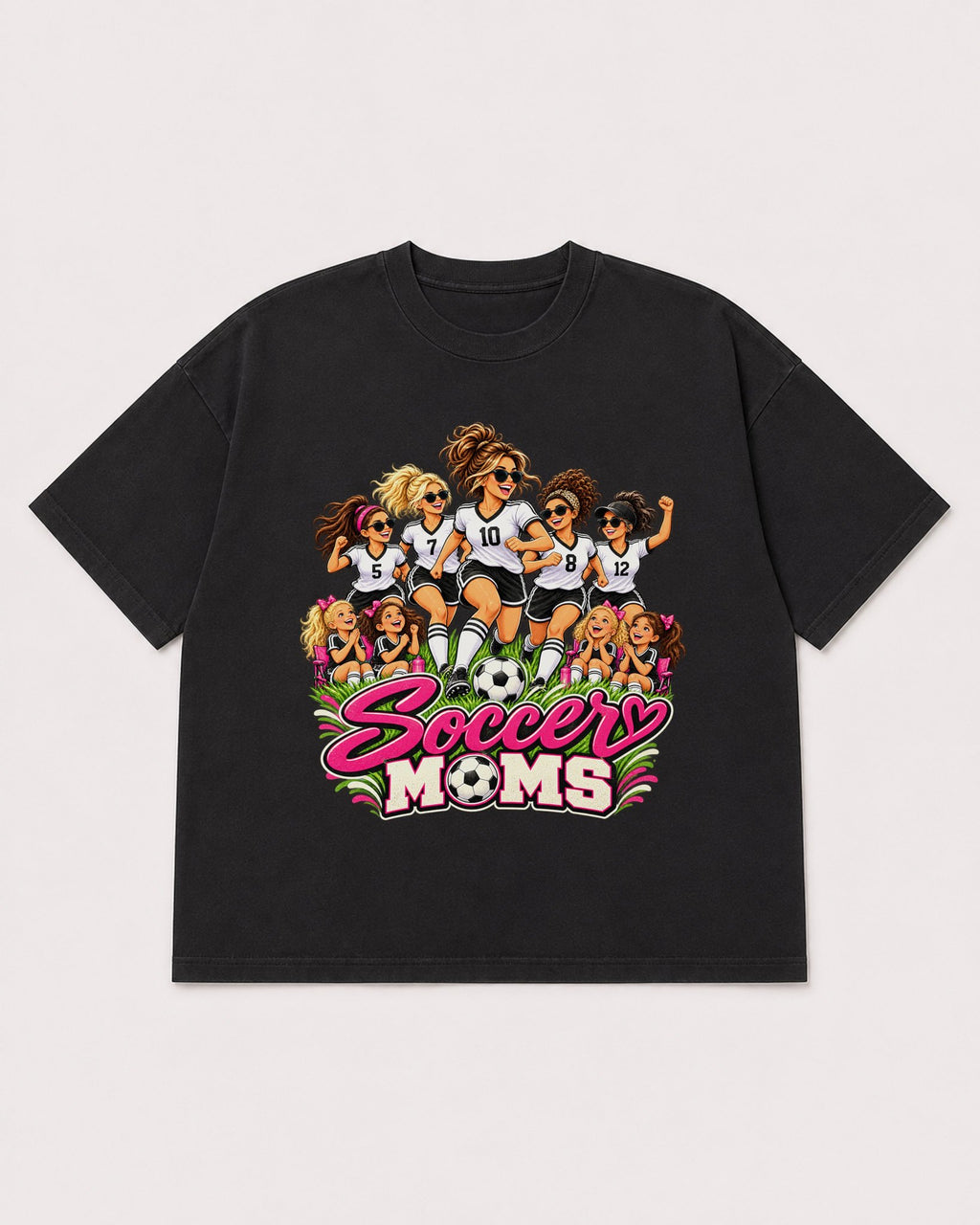 Mockup Boxy Heavyweight Tee Black product