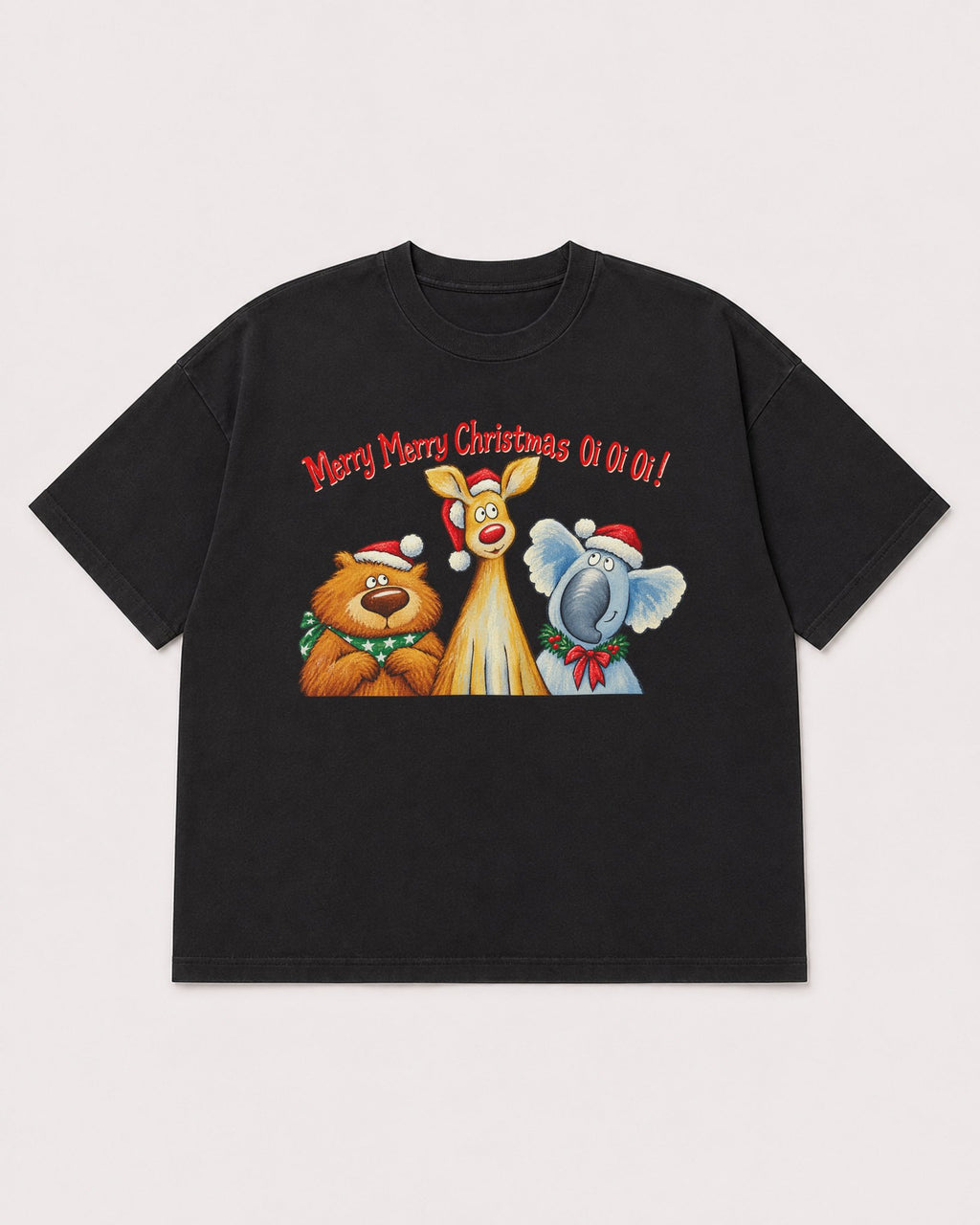 Mockup Boxy Heavyweight Tee Black product