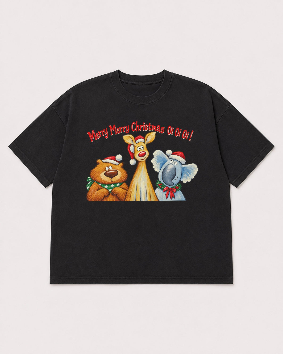 Mockup Boxy Heavyweight Tee Black product