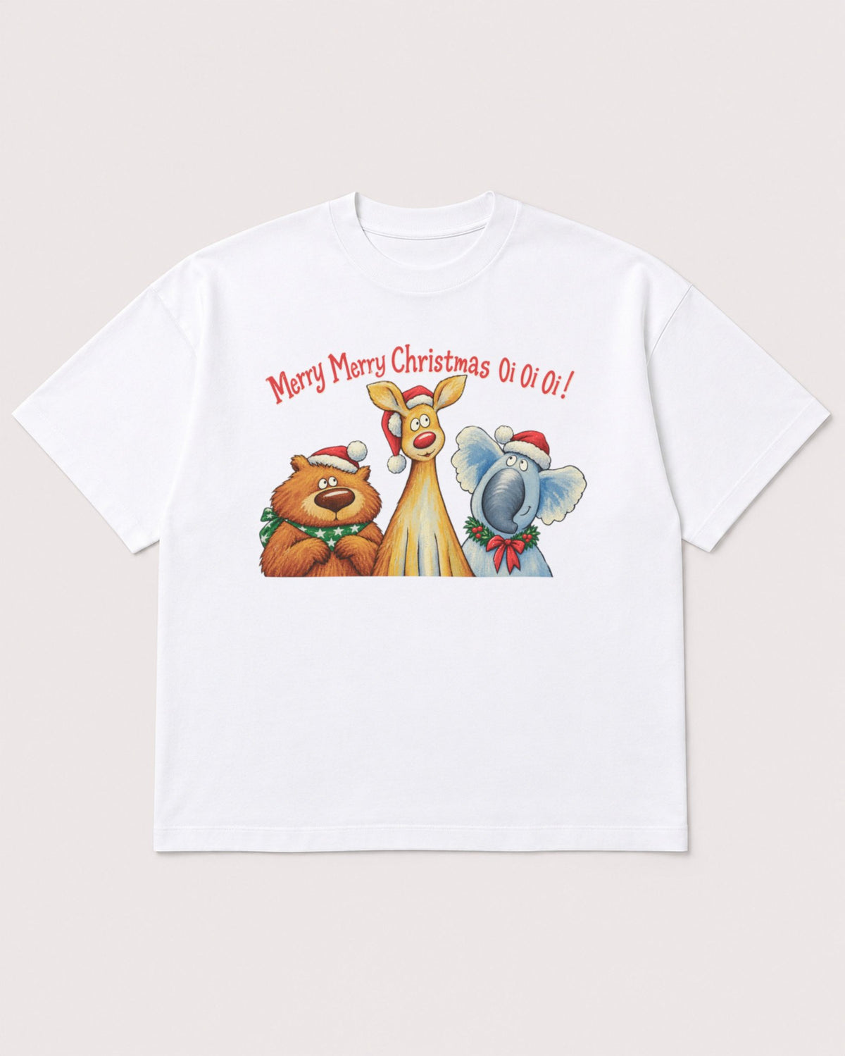 Mockup Boxy Heavyweight Tee White product