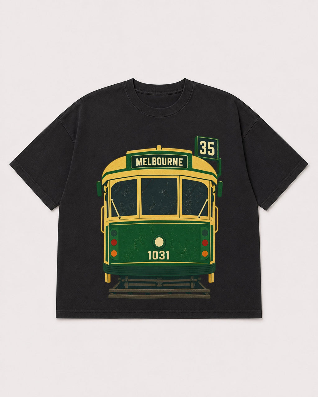 Mockup Boxy Heavyweight Tee Black product