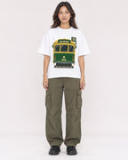 Mockup Boxy Heavyweight Tee White female full-body 02