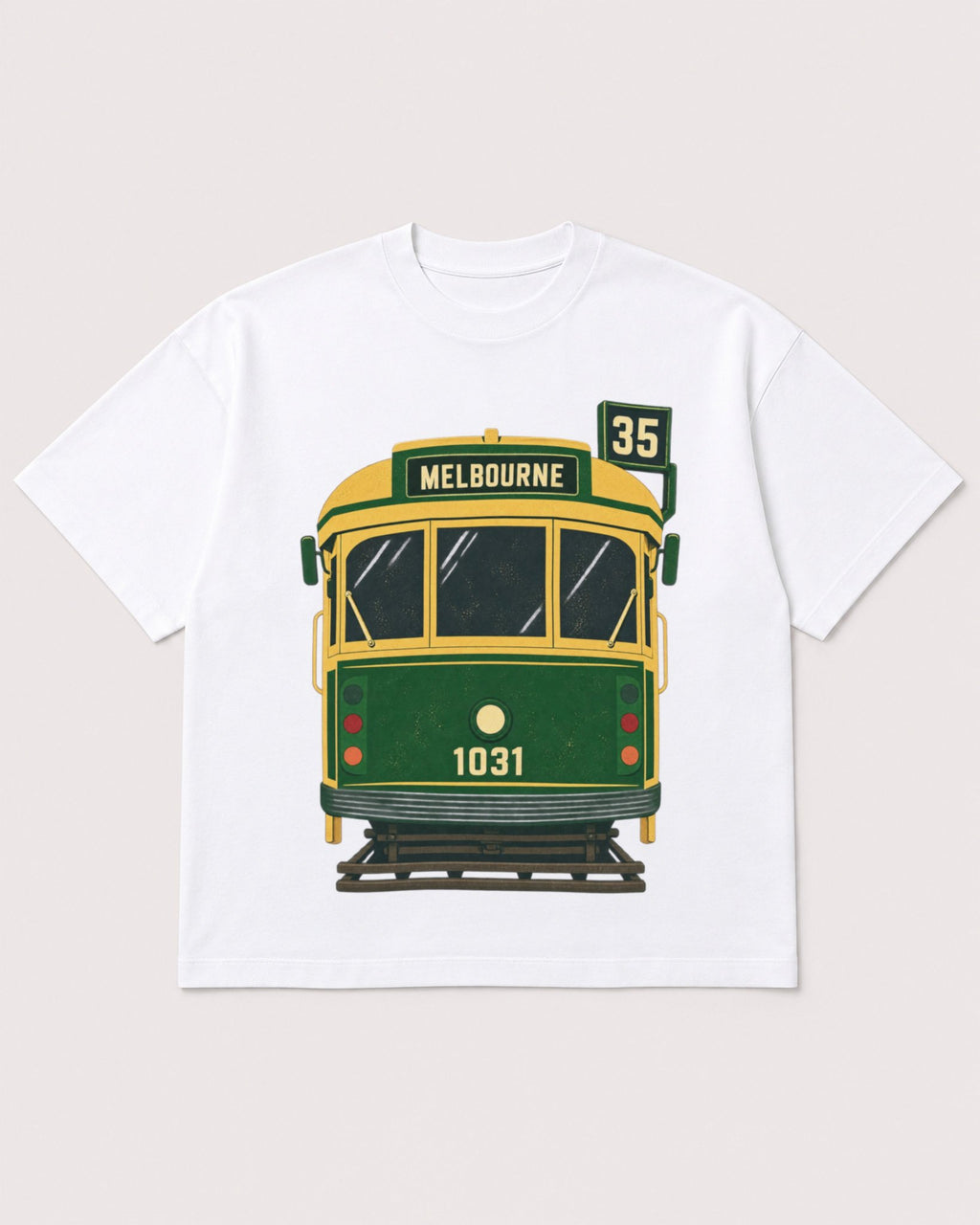 Mockup Boxy Heavyweight Tee White product