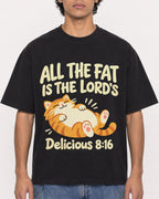 Mockup Boxy Heavyweight Tee Black male close-up 26