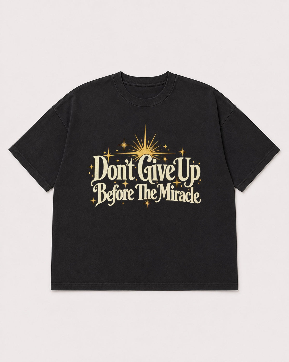 Mockup Boxy Heavyweight Tee Black product
