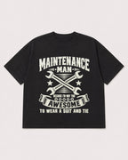 Mockup Boxy Heavyweight Tee Black product