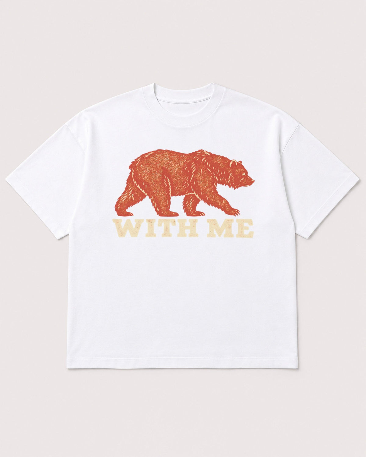 Mockup Boxy Heavyweight Tee White product