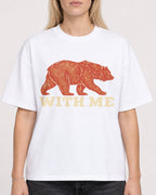 Mockup Boxy Heavyweight Tee White female close-up 08