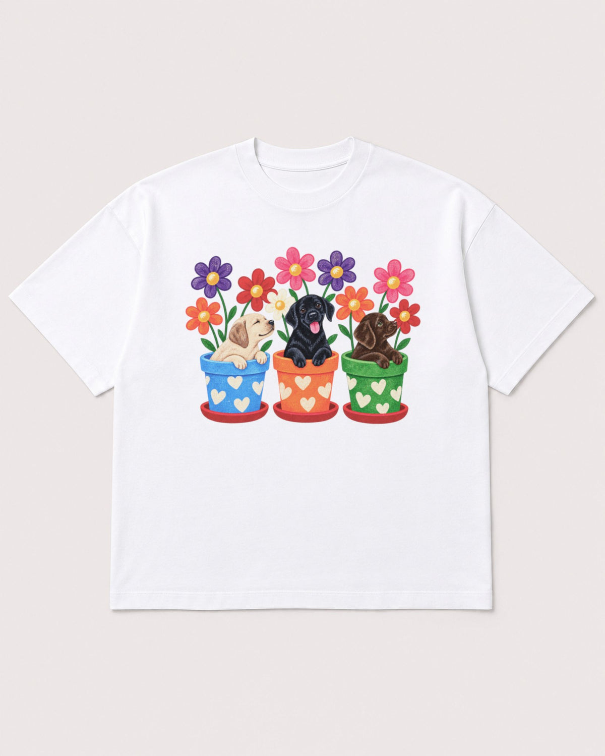 Mockup Boxy Heavyweight Tee White product
