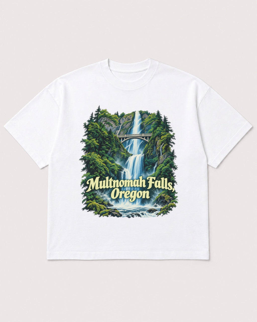 Mockup Boxy Heavyweight Tee White product