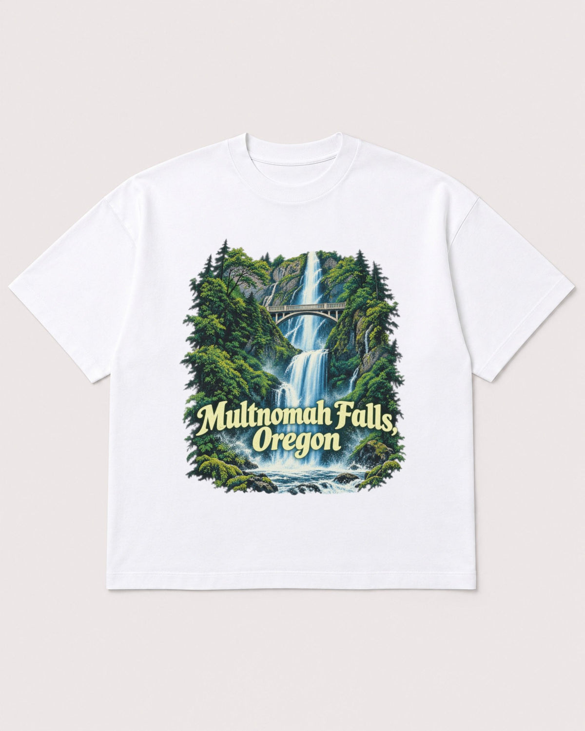 Mockup Boxy Heavyweight Tee White product