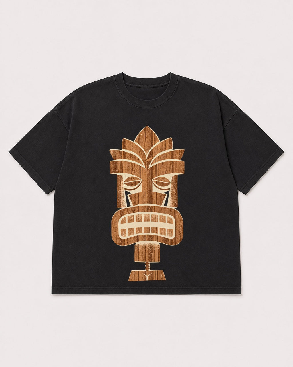 Mockup Boxy Heavyweight Tee Black product