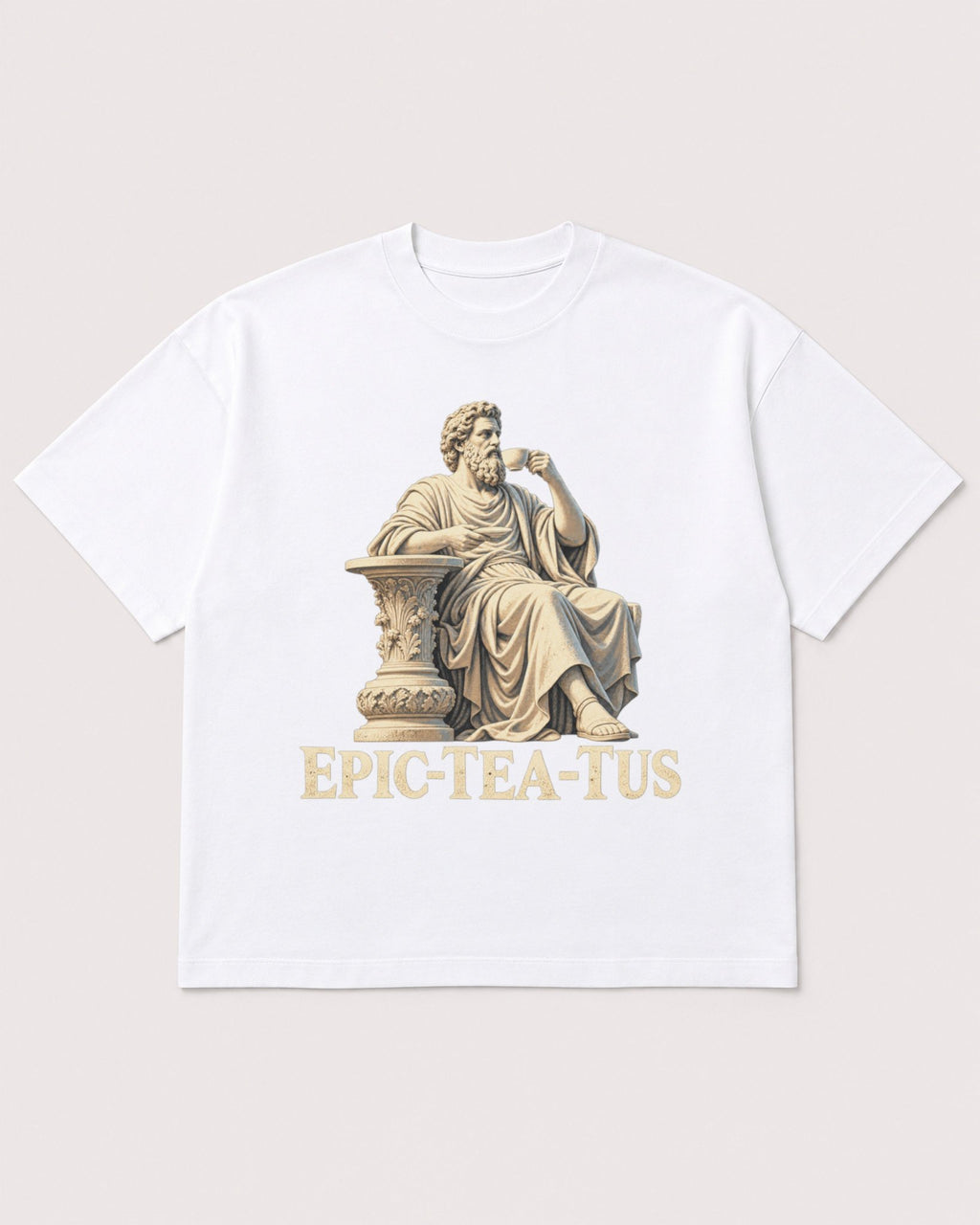 Mockup Boxy Heavyweight Tee White product