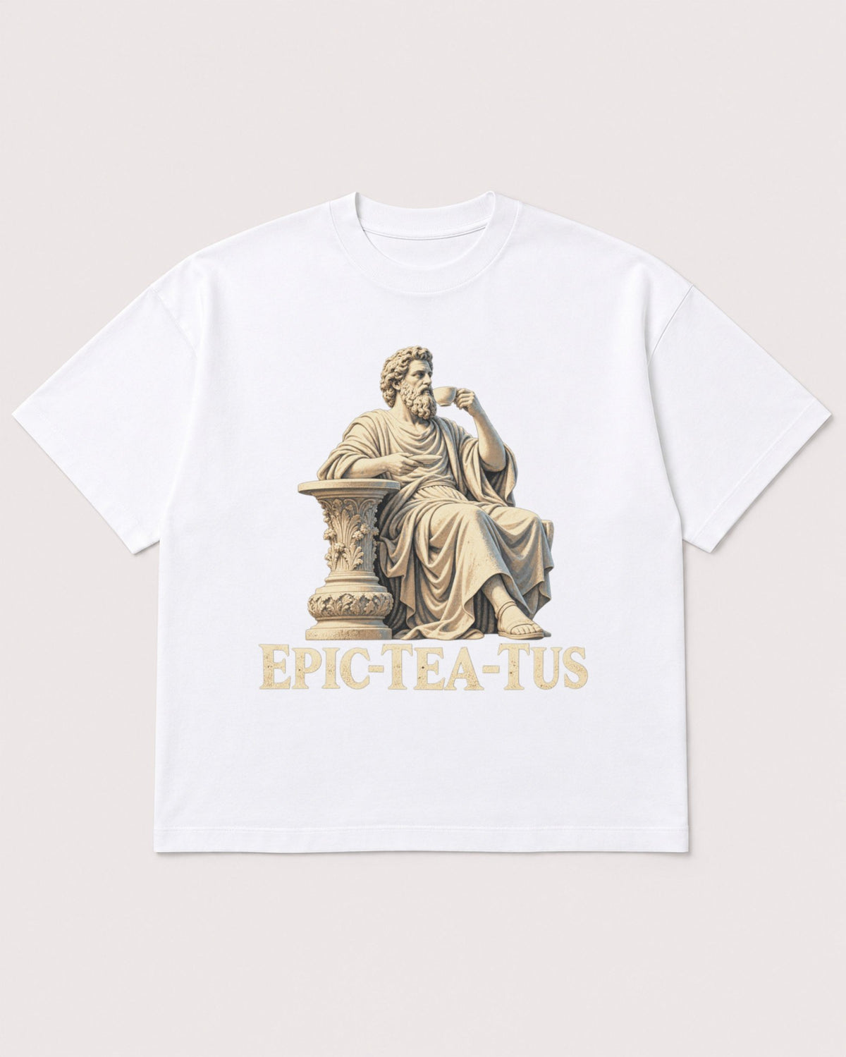 Mockup Boxy Heavyweight Tee White product