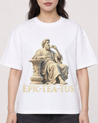 Mockup Boxy Heavyweight Tee White female close-up 03