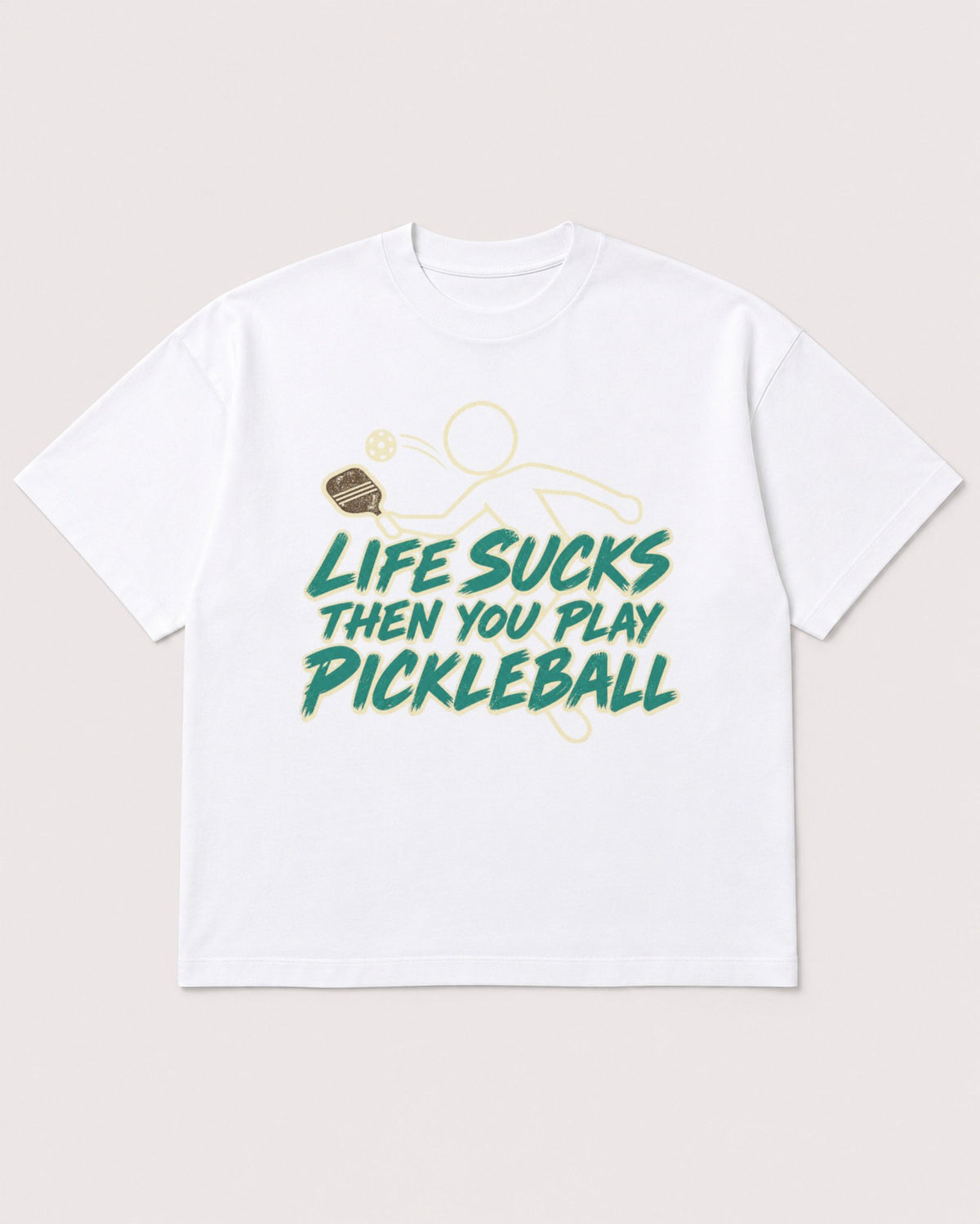 Mockup Boxy Heavyweight Tee White product