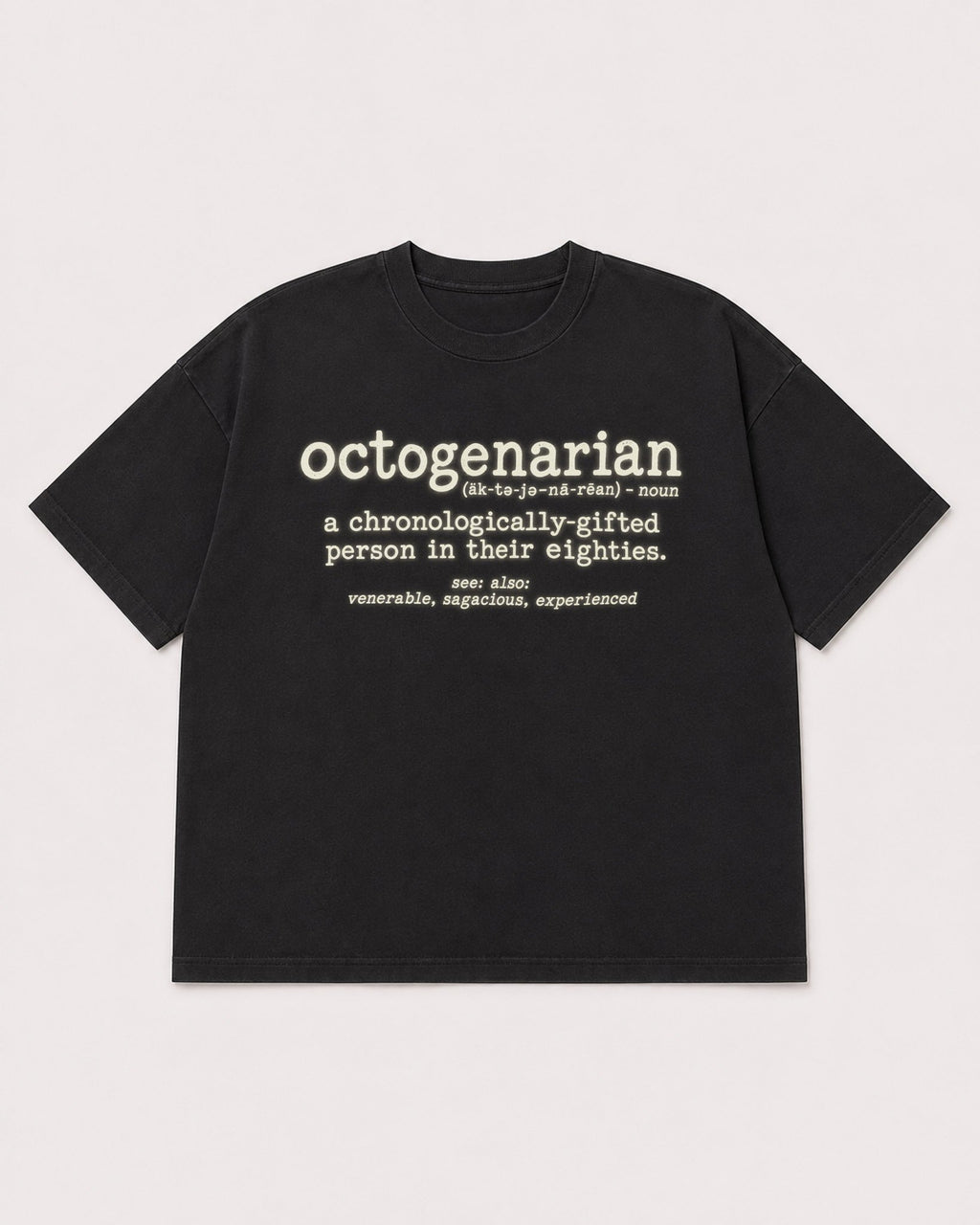 Mockup Boxy Heavyweight Tee Black product