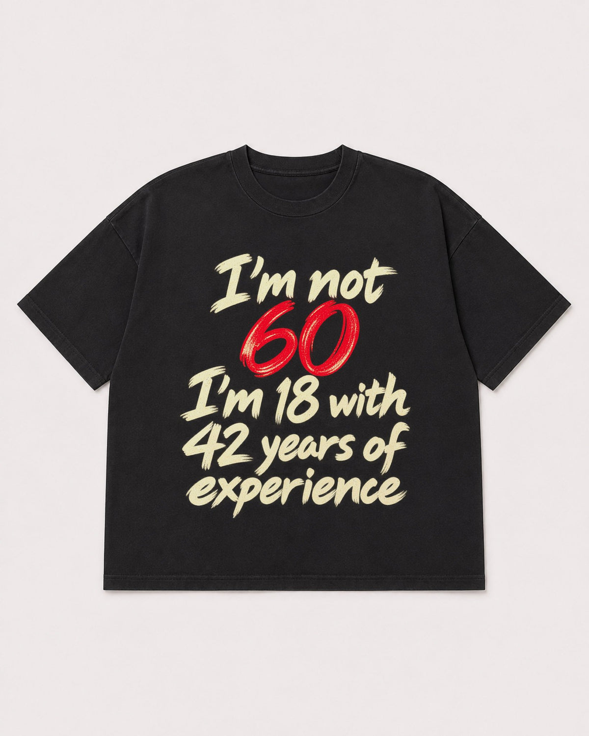 Mockup Boxy Heavyweight Tee Black product
