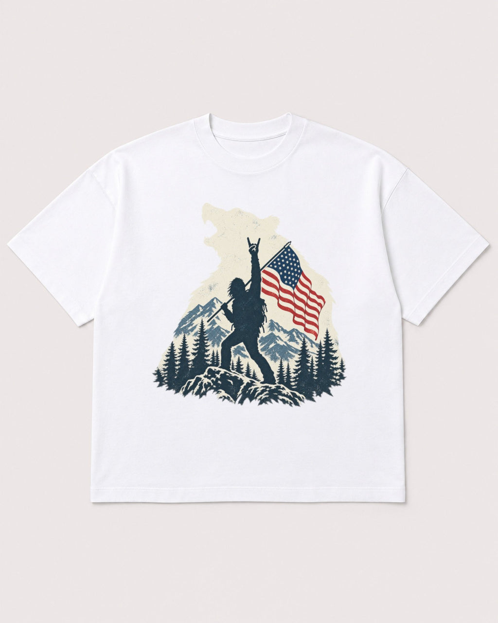 Mockup Boxy Heavyweight Tee White product