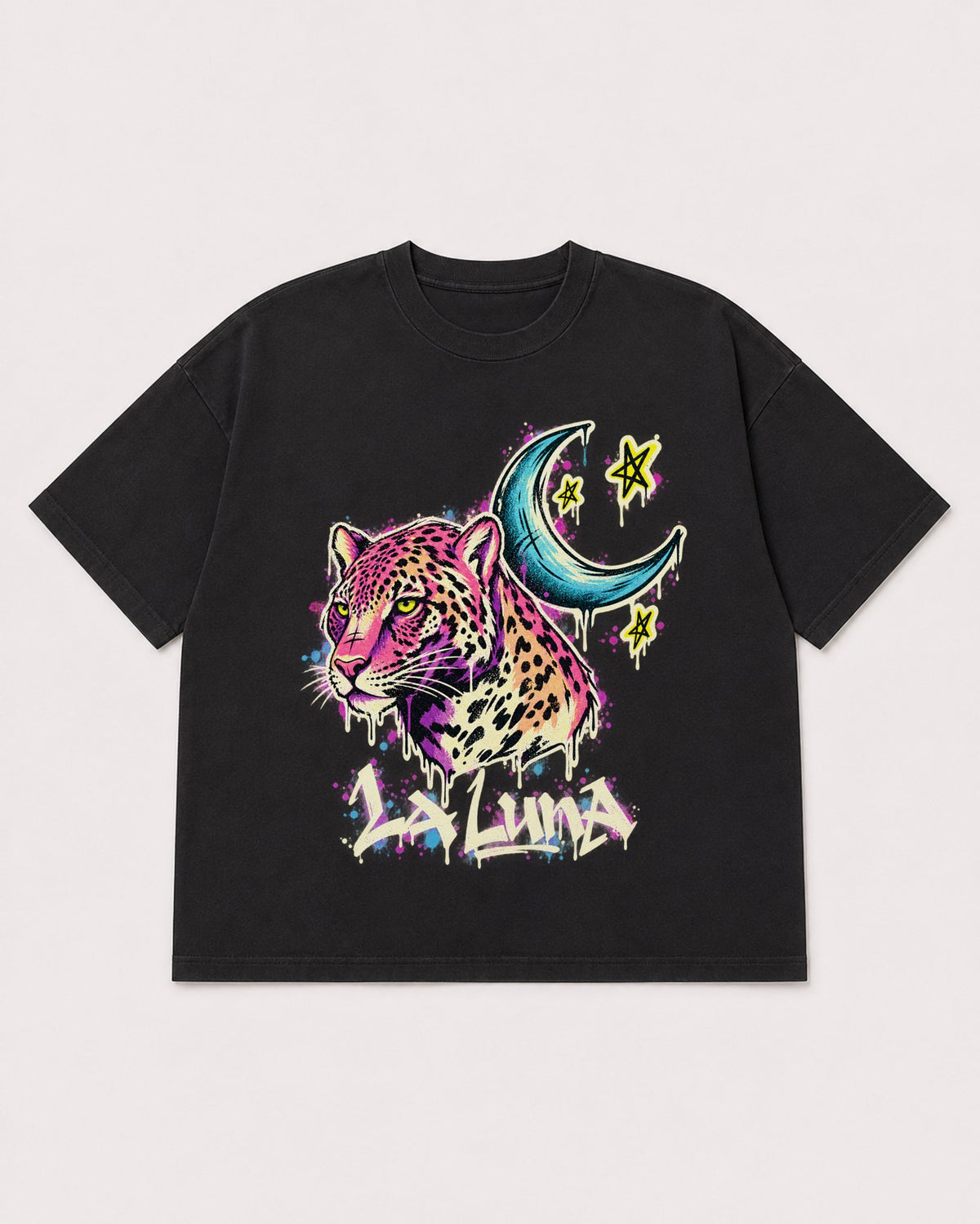 Mockup Boxy Heavyweight Tee Black product