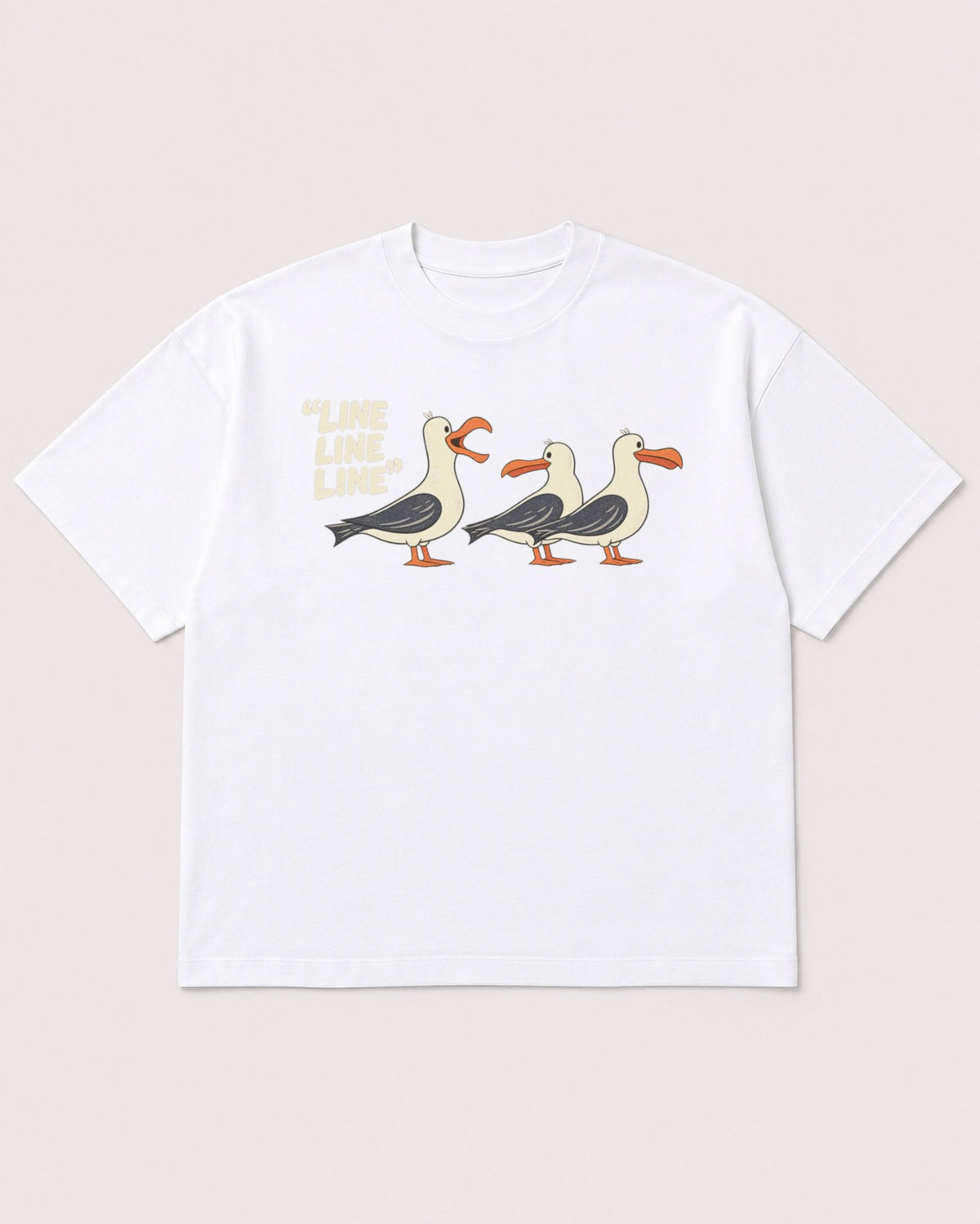 Mockup Boxy Heavyweight Tee White product