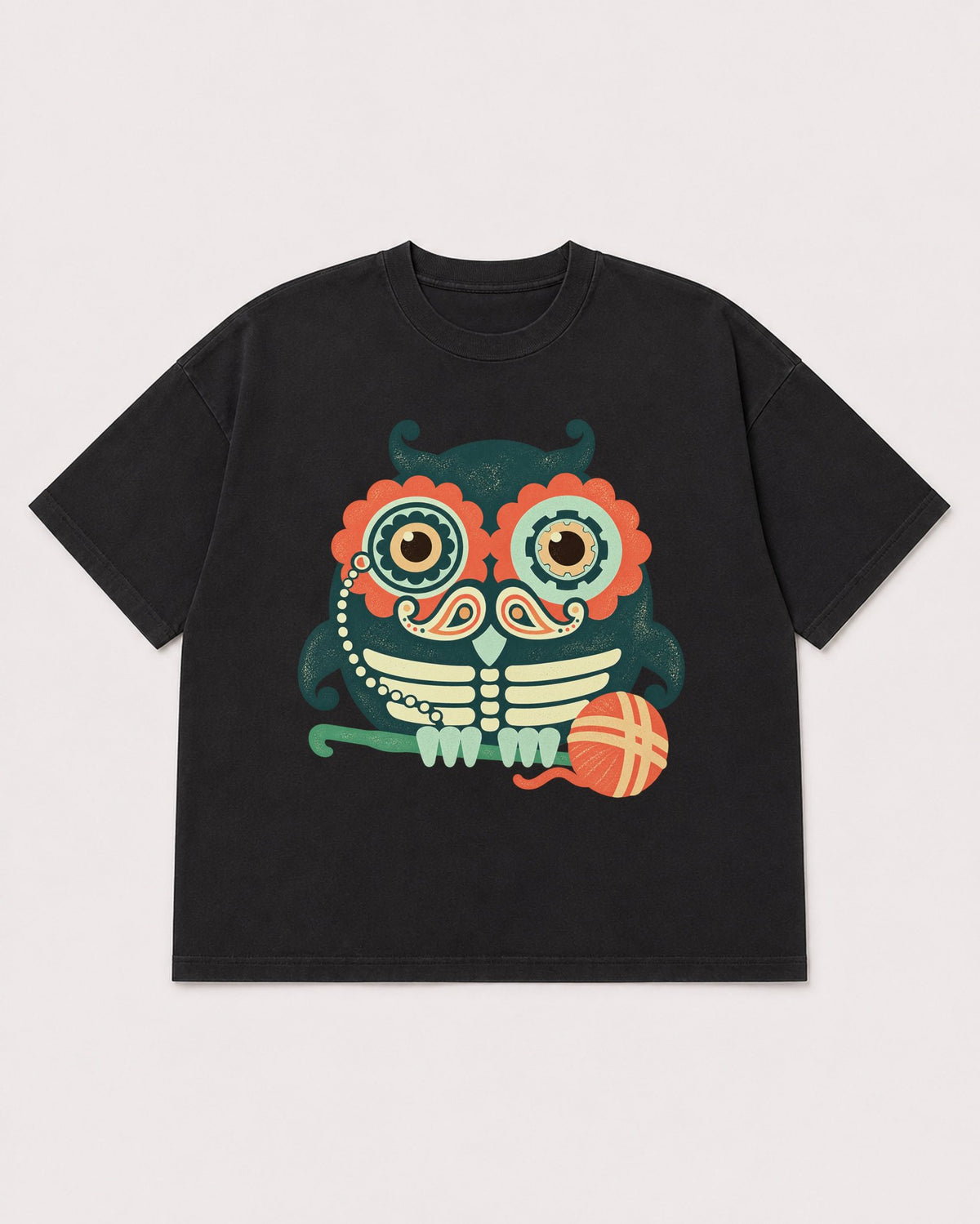Mockup Boxy Heavyweight Tee Black product