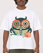 Mockup Boxy Heavyweight Tee White male close-up 04